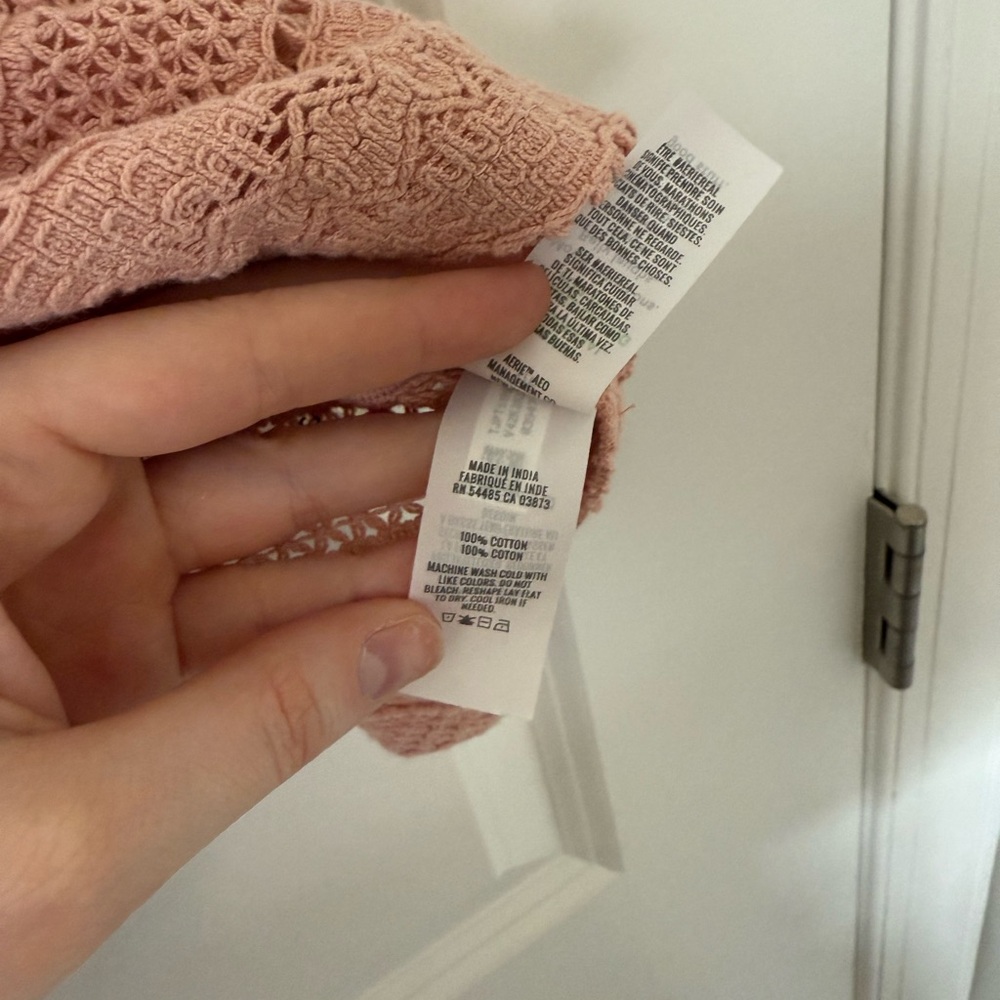 aerie Crochet Crop Top - Picture 6 of 6